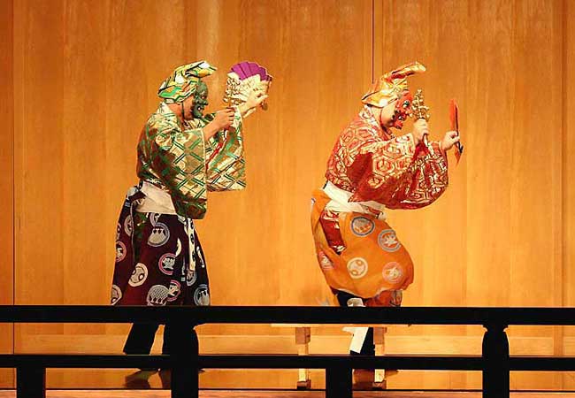 神明社：里神楽「悪鬼退治」